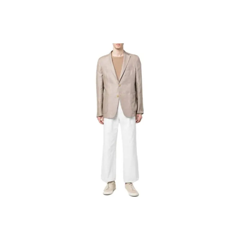 Zzegna SS23 Business Suits Coats Men's Beige-2