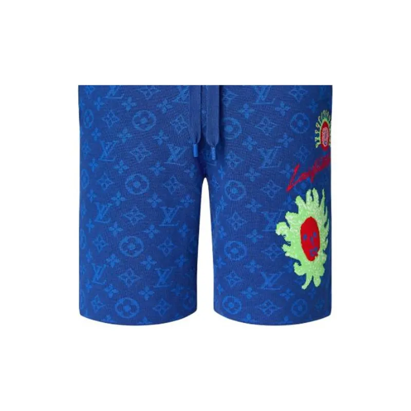 LOUIS VUITTON Louis Vuitton X Yayoi Kusama SS23 Casual Shorts Men's Blue-5