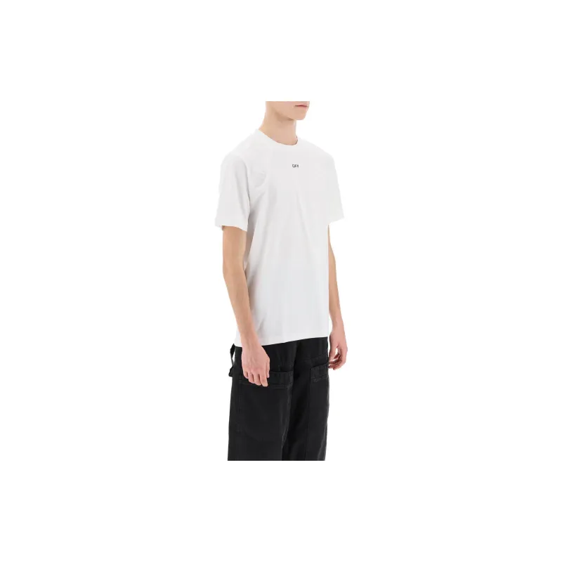 OFF WHITE T Shirt Regular Fit Men's Ecru-1