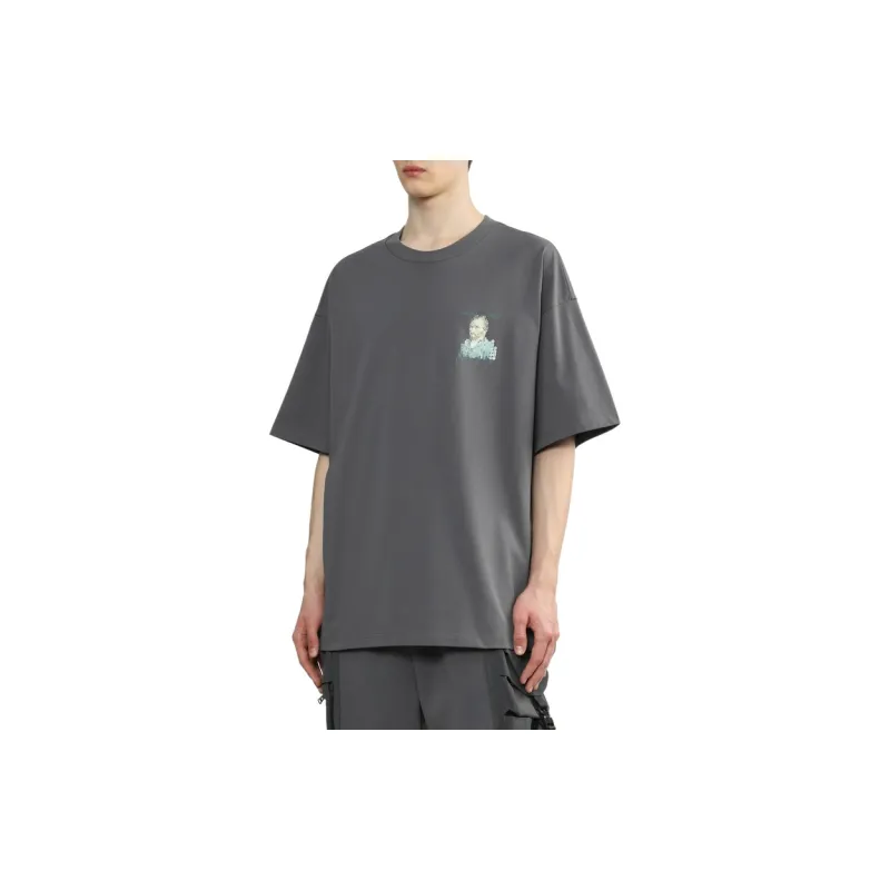 MUSIUM DIV Graphic print Cotton blend T shirt-7