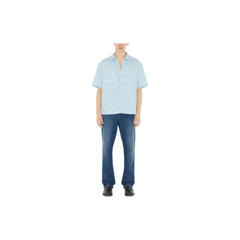 Burberry SS23 Shirt Men's Light Blue-1