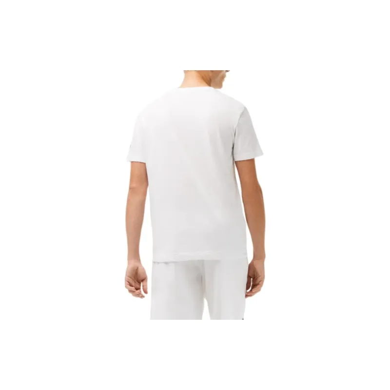 LACOSTE Djokovic Collaboration T Shirts Men White-2