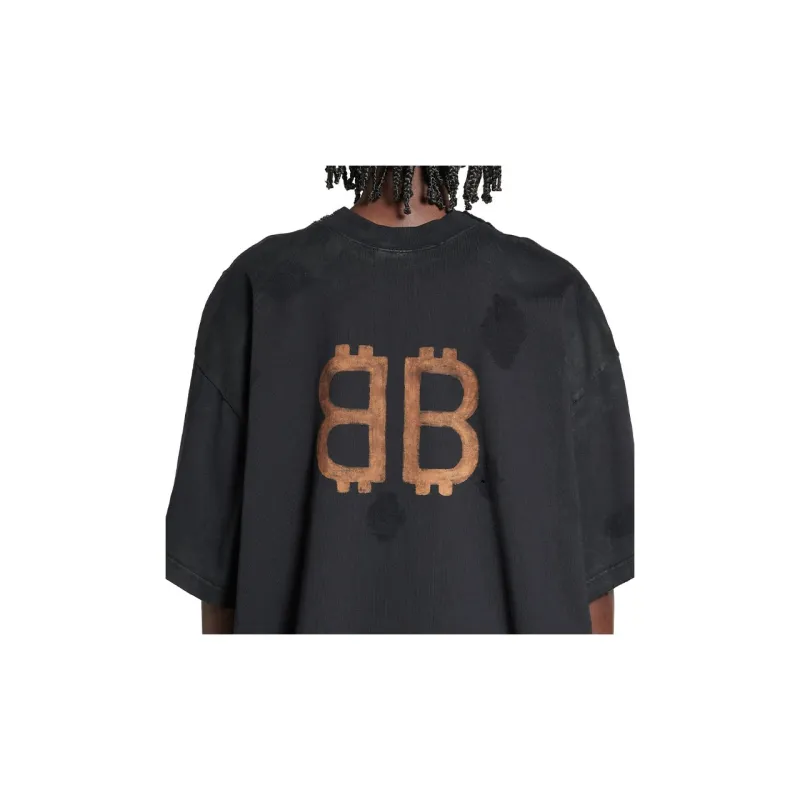 Balenciaga Paris Moon Double Front T Shirt-7