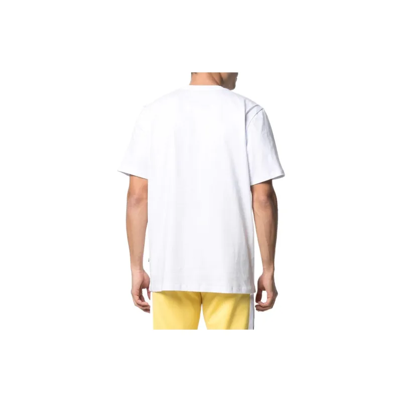 MSGM T-Shirts Men White-2