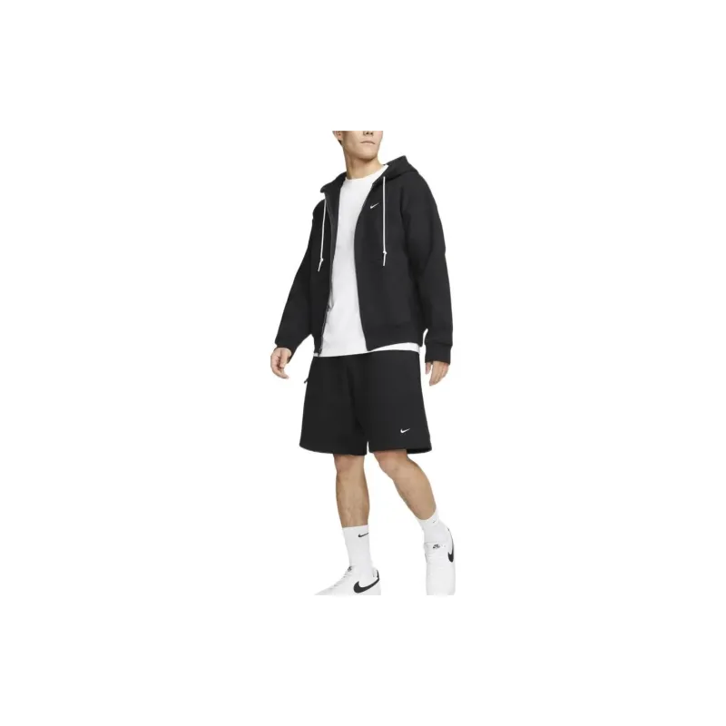 Nike Solo Swoosh Zip Up Drawstring Hoodie-2