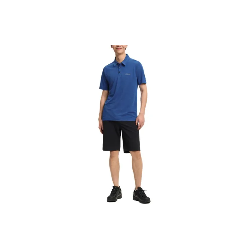 Columbia Polo Shirts Men Blue-2