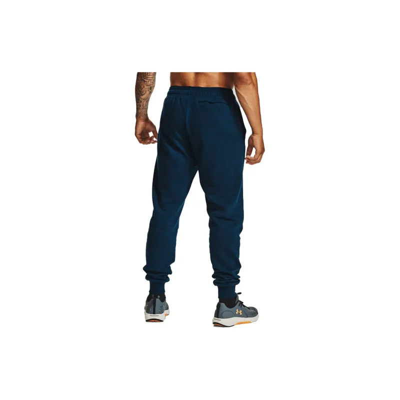 Under Armour Rival Knitted Sweatpants Men Preppy Blue-3