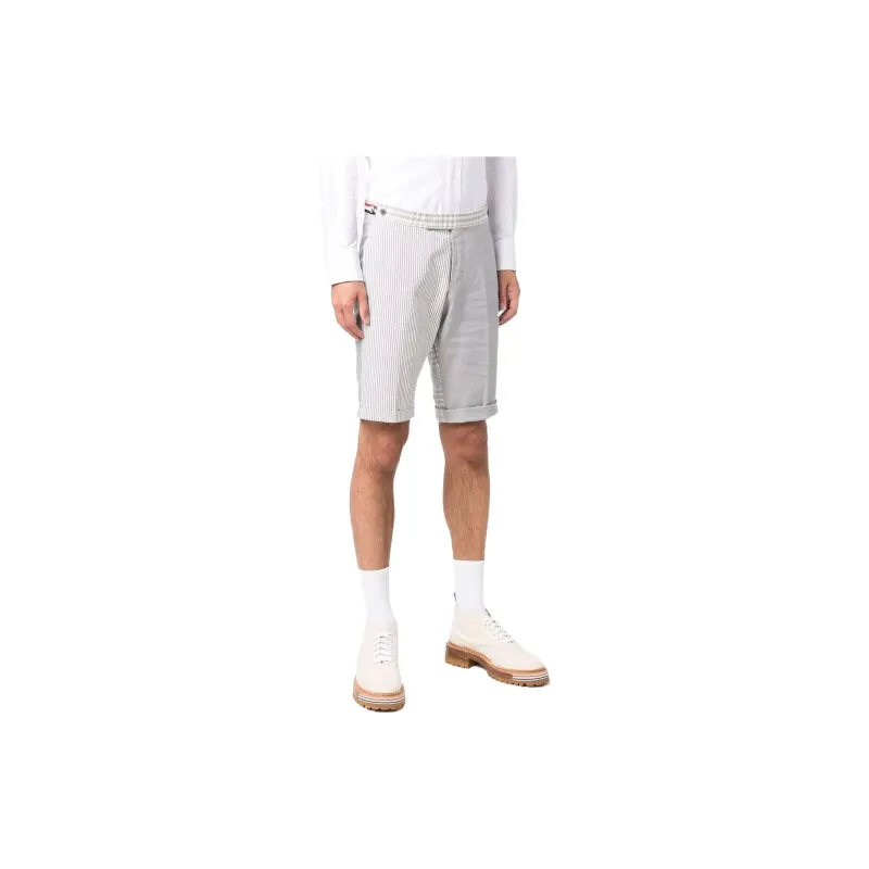 THOM BROWNE Low Rise Skinny Side Tab Shorts-2