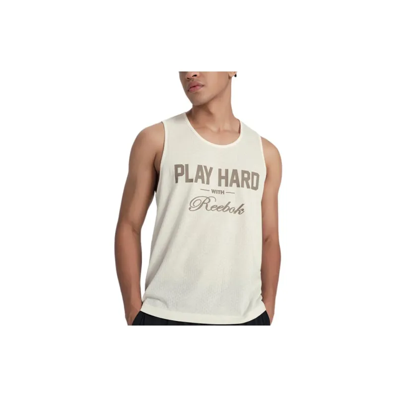Reebok Tank Tops Men Ecru-3