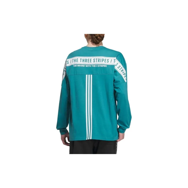 Adidas T-Shirts Unisex Dark Lake Green-4