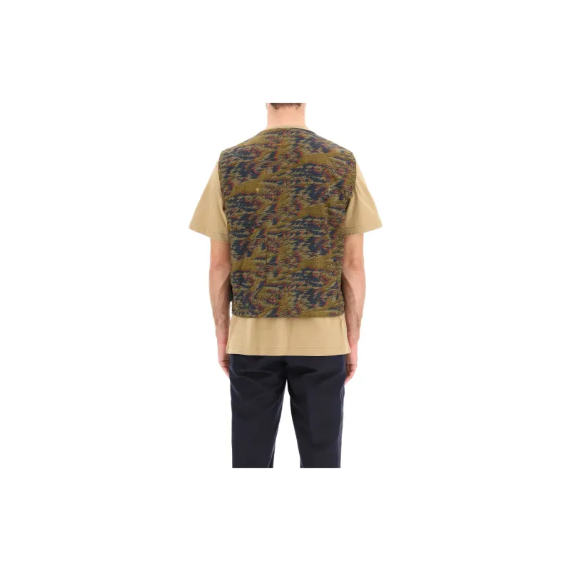 STONE ISLAND Vests Men Brown-2