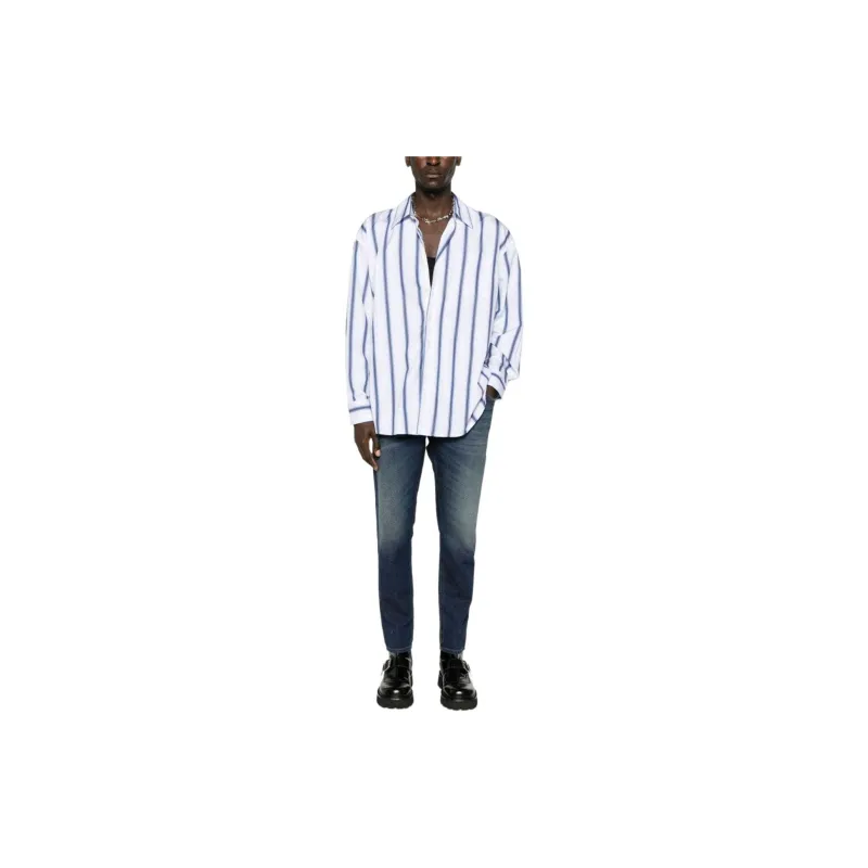 DIESEL Krooley E Ne Whiskering Effect Denim Jeans-1