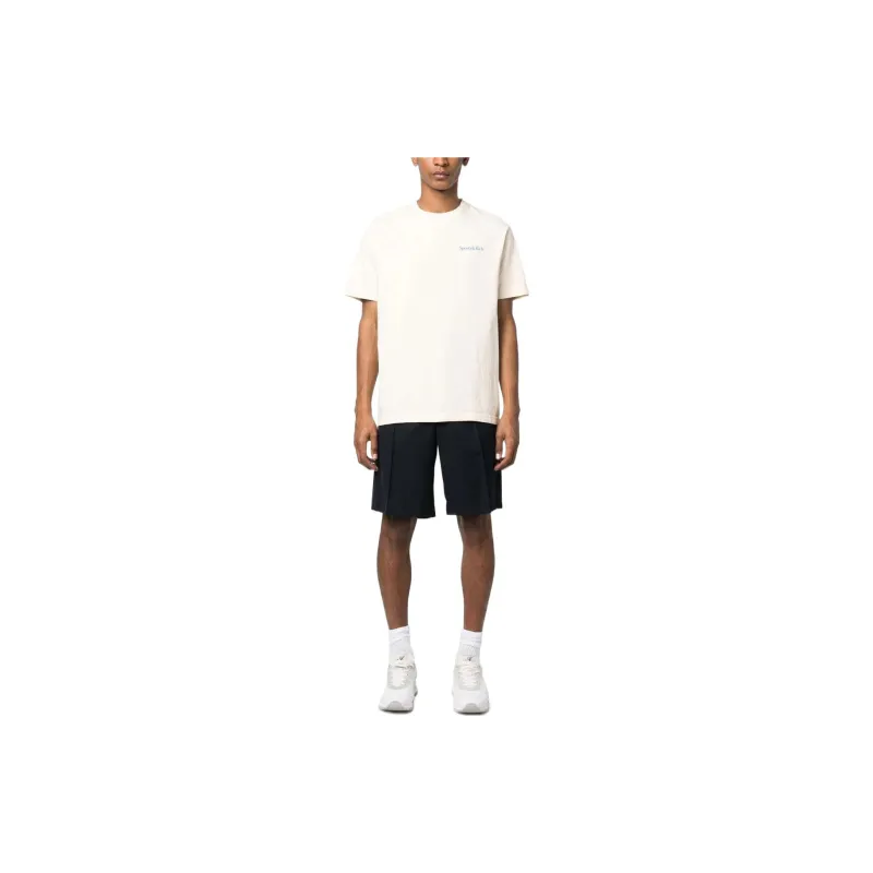 SPORTY & RICH Health Is Wealth Logo print T shirt-1