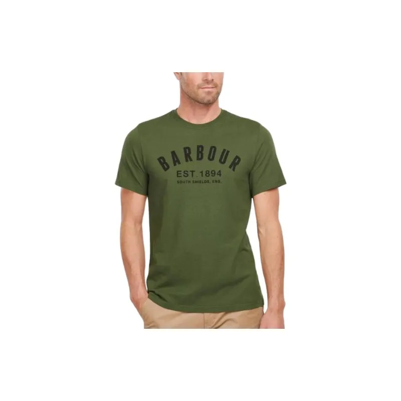 BARBOUR T Shirts Men Olive-2