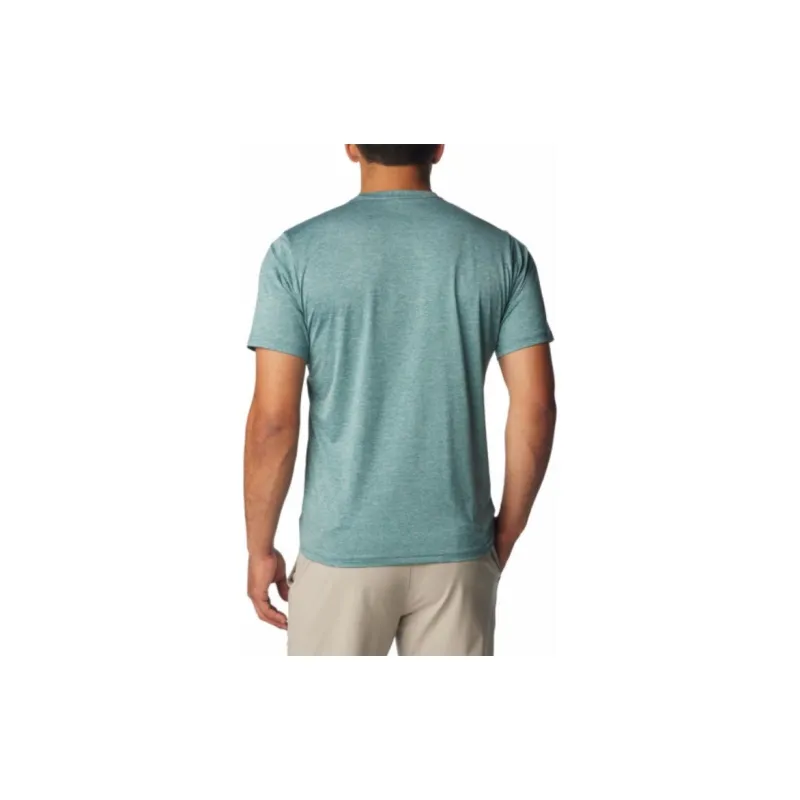 Columbia T-Shirt Men's Pink Blue-2