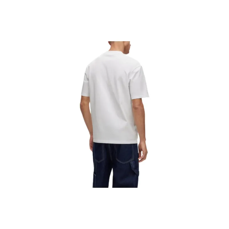 HUGO BOSS Logo Printed Relaxed Fit T Shirt-3