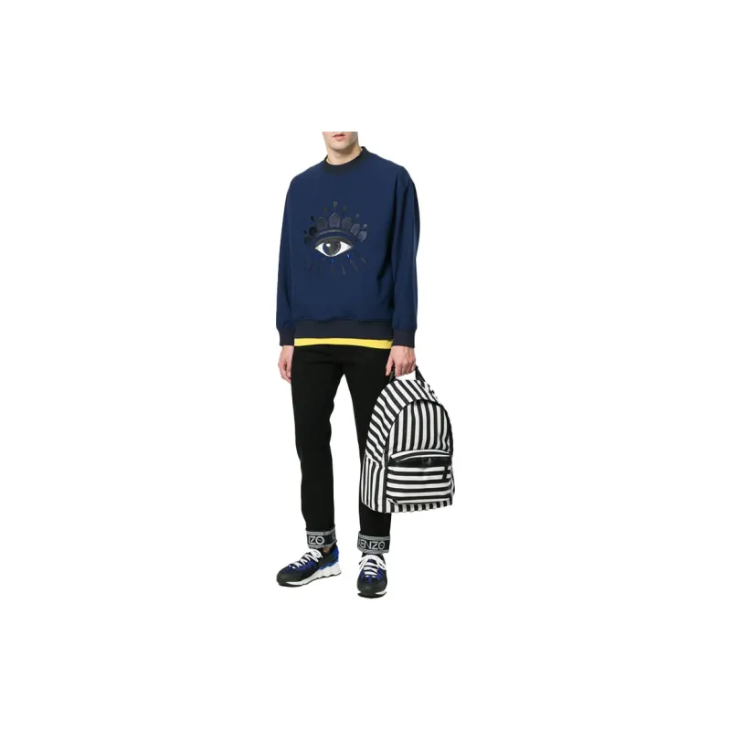 KENZO Sweatshirts Men Navy Blue-2