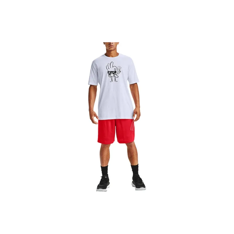 Under Armour Loose Fit Shorts Men's Red-3