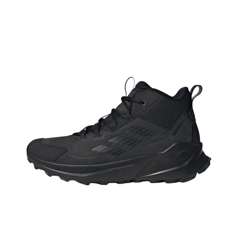 Adidas TERREX TRAILMAKER 2.0 Anti Slip Wear Resistant Mid Top Trekking Shoes Men's Black-0