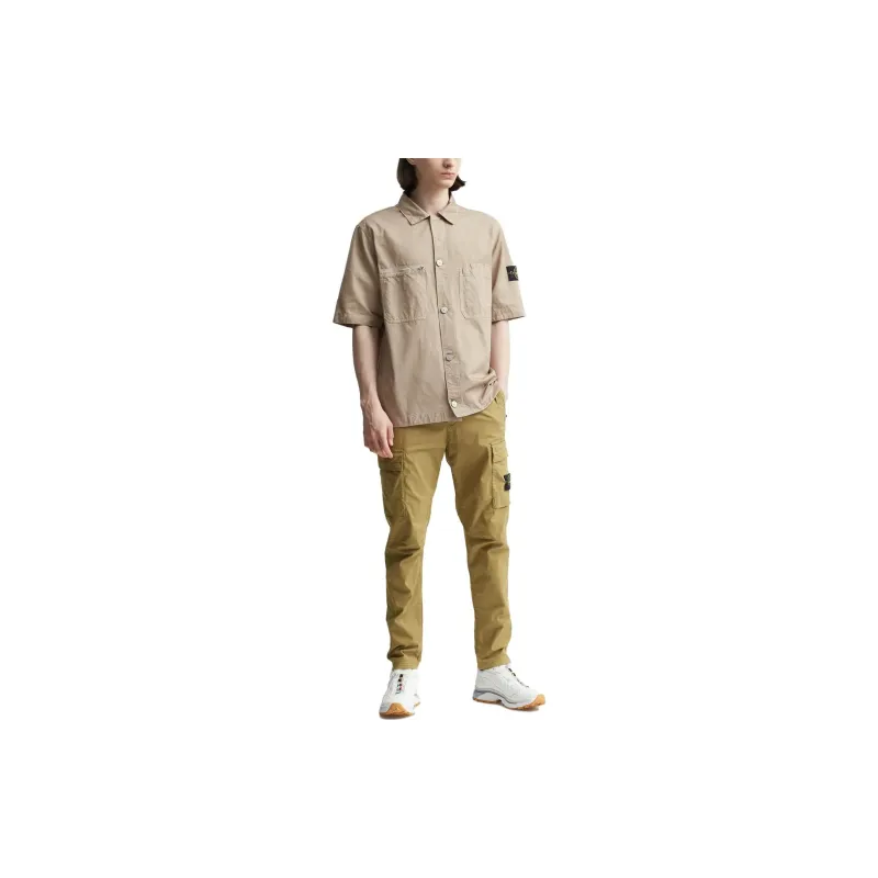 STONE ISLAND SS23 Shirt Men's Dove Gray Color-2