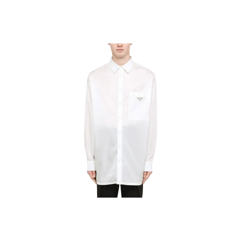 PRADA Shirts Men White-3