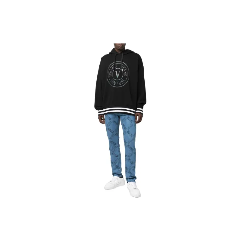 VERSACE JEANS COUTURE FW22 Sweatshirt Unisex Black-1