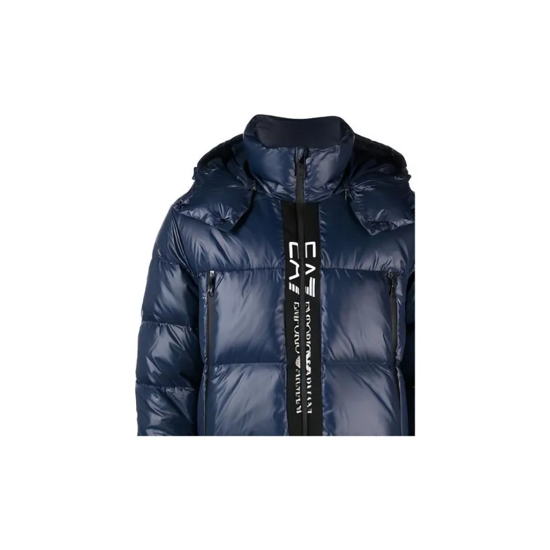 EMPORIO ARMANI EA7 FW22 Down Jacket Men's Blue-4