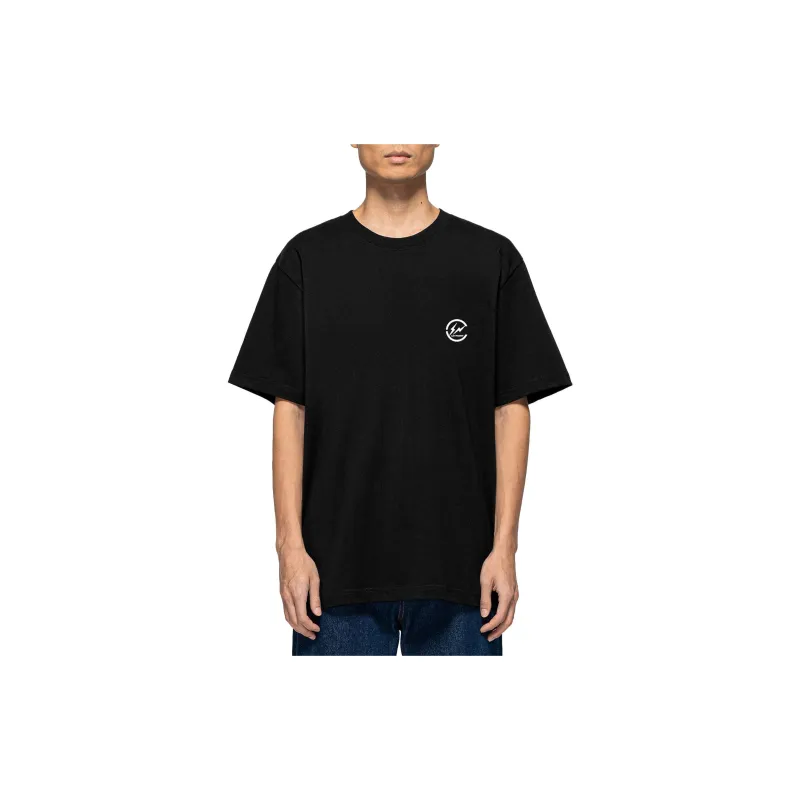 Fragment Design X CLOT X Fragment Design T Shirts Unisex Black-2