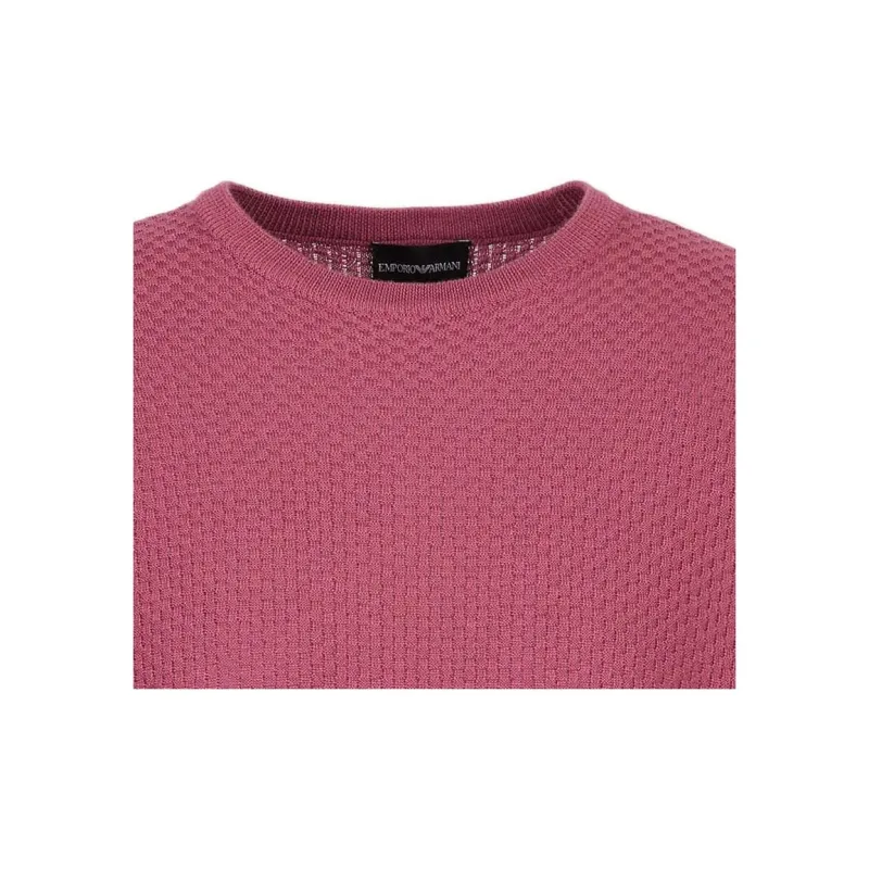 EMPORIO ARMANI FW22 Knitwear Men's Rose Pink-2