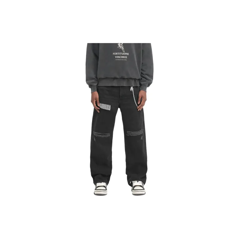REPRESENT R3D Destroyer Mid rise Loose fit Jeans-2