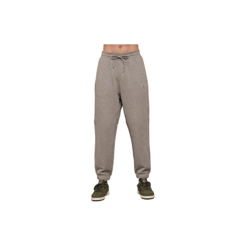 Reebok Knitted Sweatpants Unisex Medium Heather Gray-2