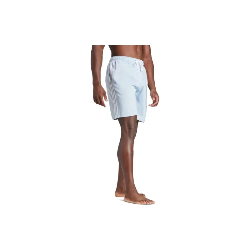 Adidas 3 Stripes Clx Swim Shorts Swimming Shorts Men's Blue White-3