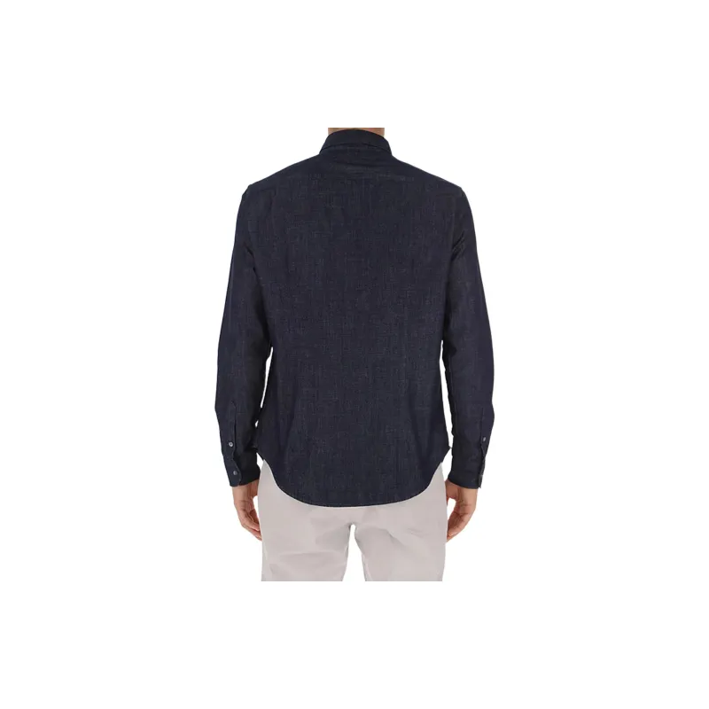 EMPORIO ARMANI Shirt Men's Dark Blue-5
