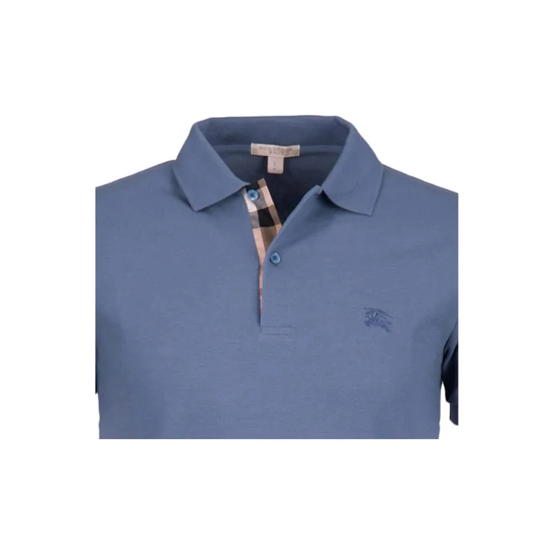 Burberry Oxford Logo Embroidered Polo-10