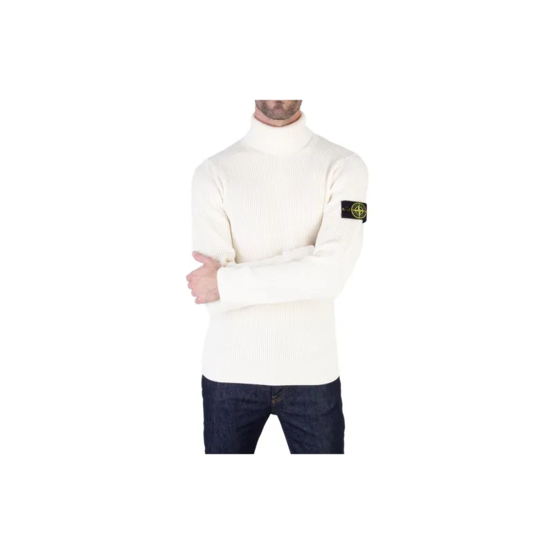 STONE ISLAND Compass Patch Roll Neck Jumper-5