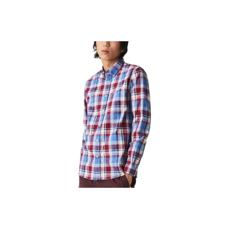 LACOSTE Shirts Men Red-2