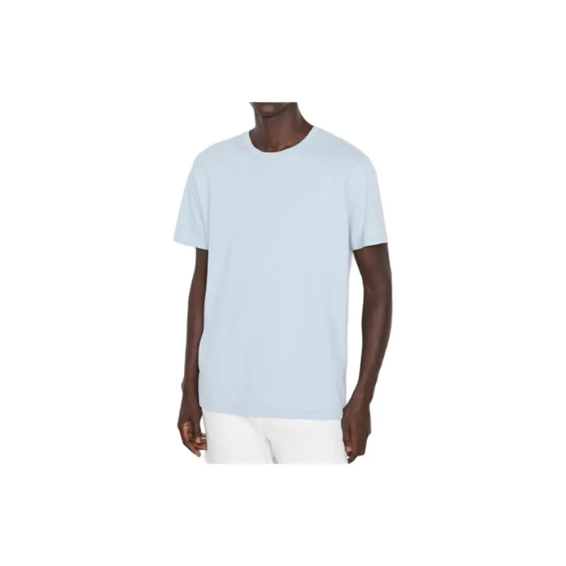 FRAME T-Shirts Men Light Blue-3