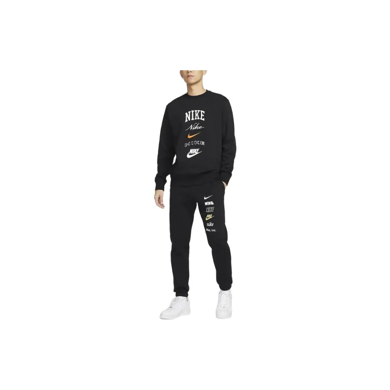 Nike Club Fleece Sweatshirt Men's Black-1
