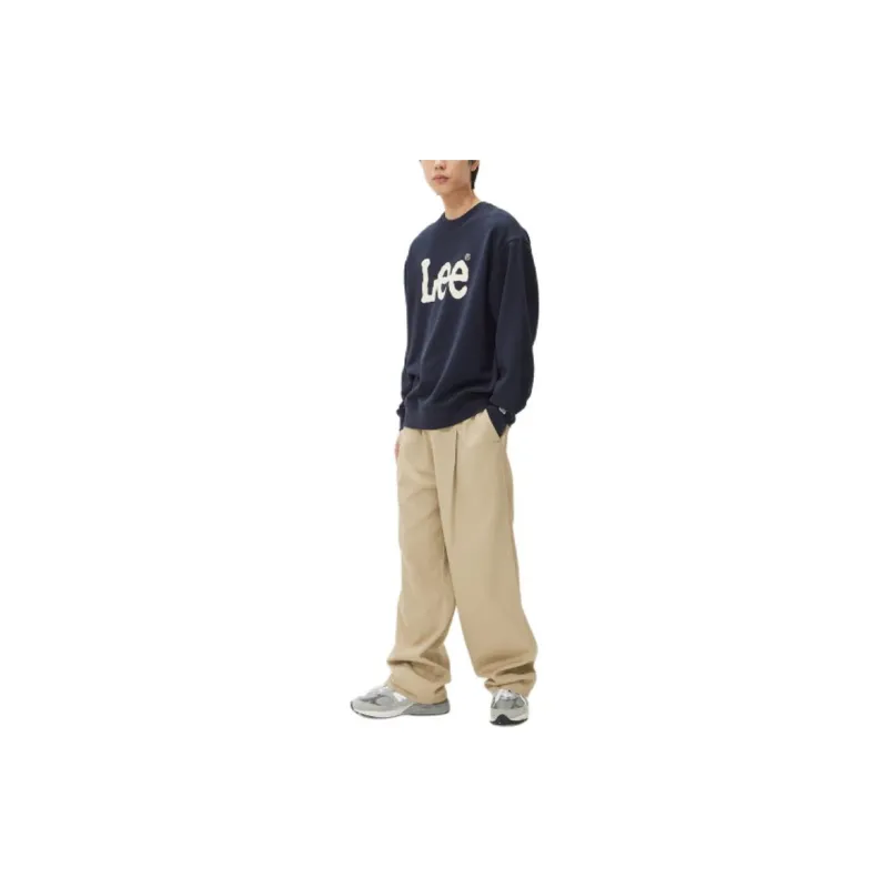 Lee Casual Pants Unisex Beige-4