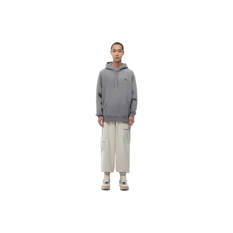 Burberry Embroidered Ekd Cotton Blend Hoodie-3