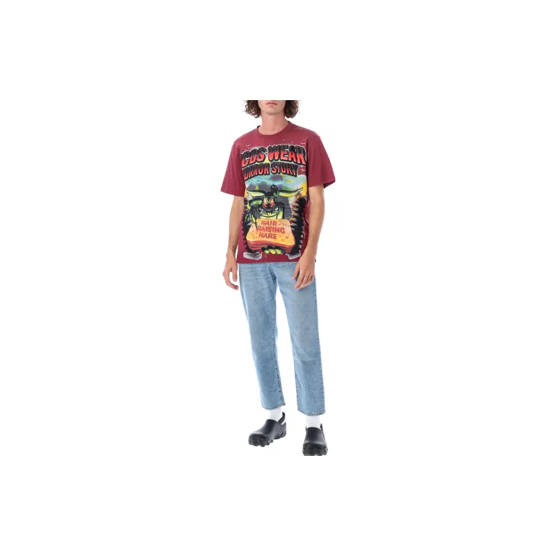 GCDS T Shirts Men Red-2