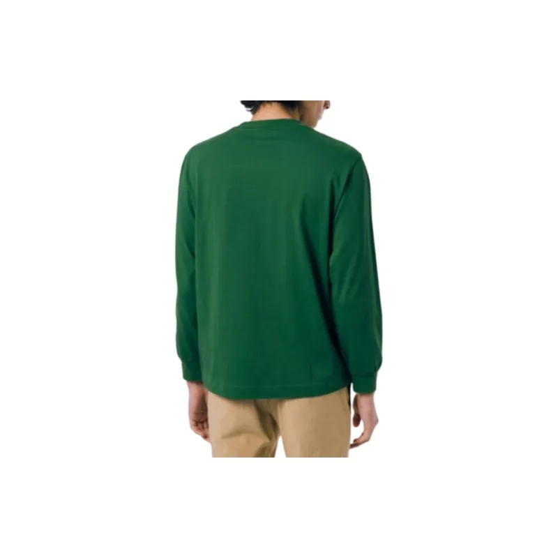LACOSTE T Shirts Men Green-4