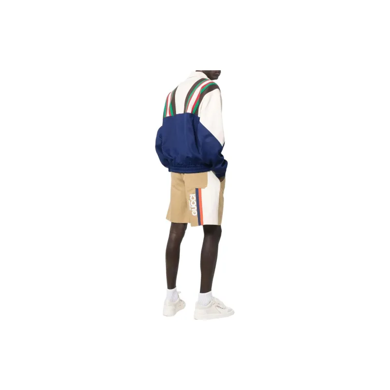 GUCCI Lightweight Cotton Canvas Shorts-2