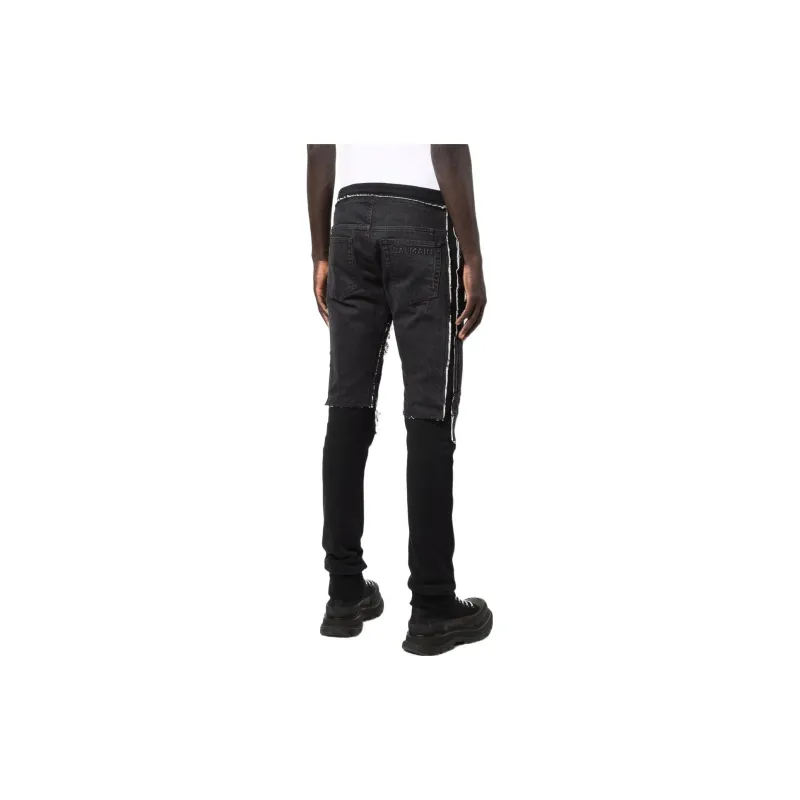 BALMAIN Jeans Men Black-3