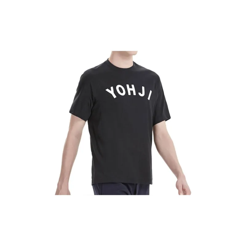 Adidas Y 3 Yohji Letters Short Sleeve Tee-4