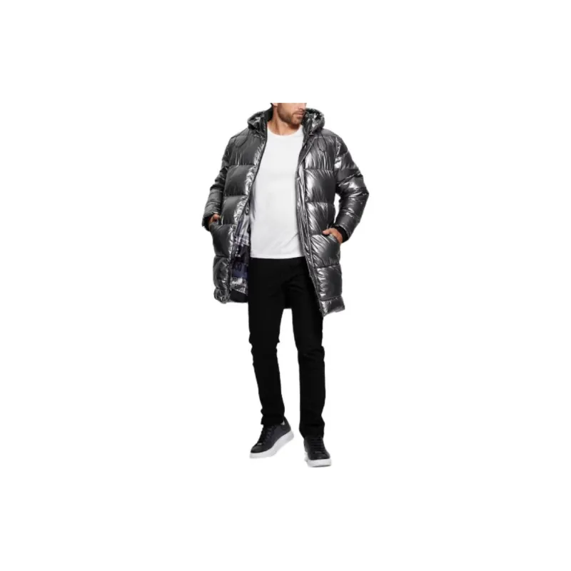 GUESS FW23 Jackets Coats Men's Silver-2