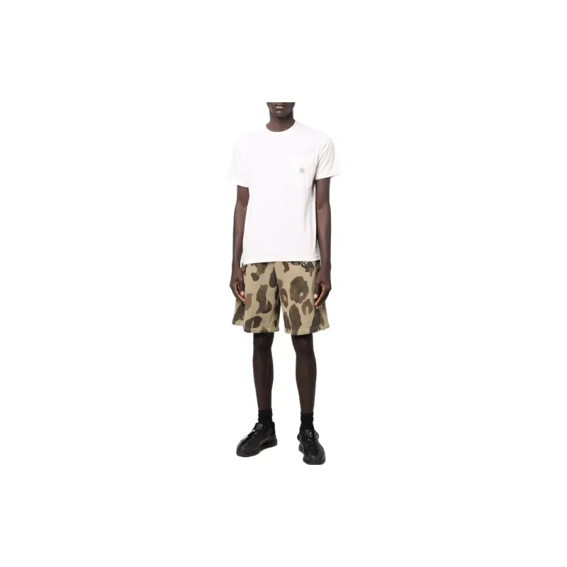 STONE ISLAND T Shirts Men Light Pink-3