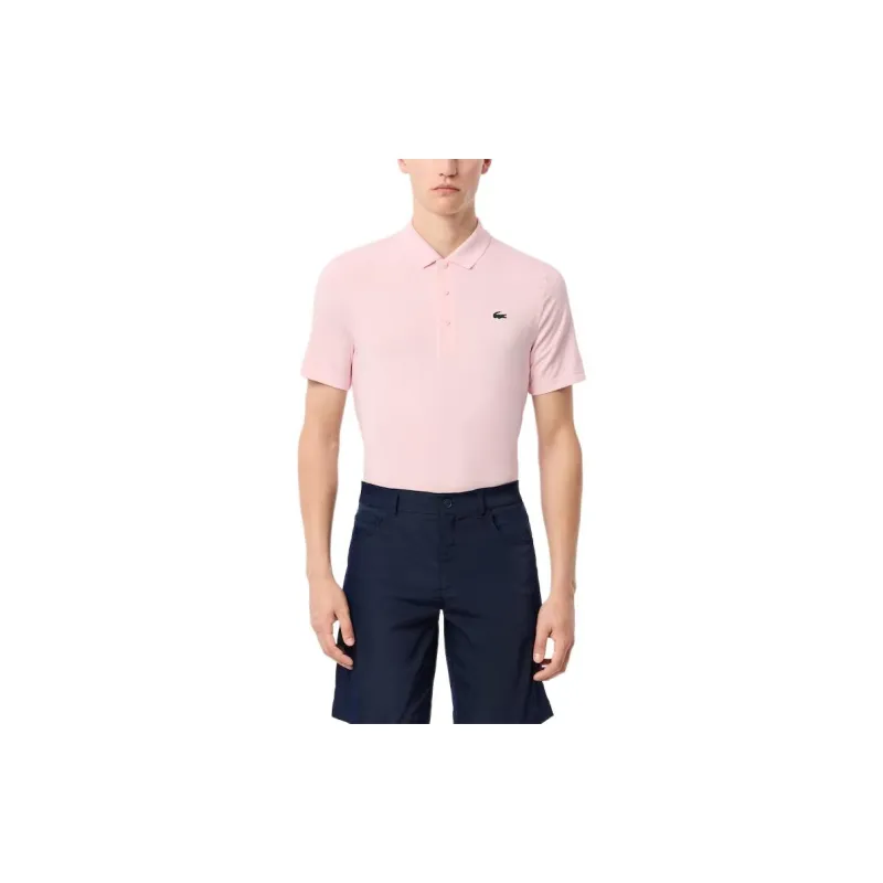 LACOSTE Polo Shirt Men's Light Pink-1