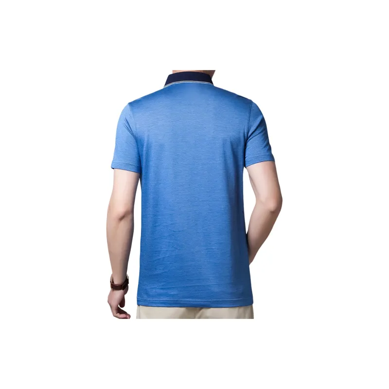 H YXIANG Polo Shirts Men-9