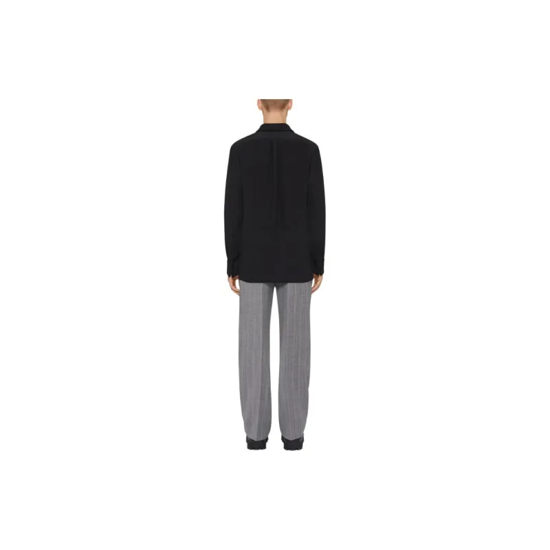 Givenchy Plastron Silk Shirt-3